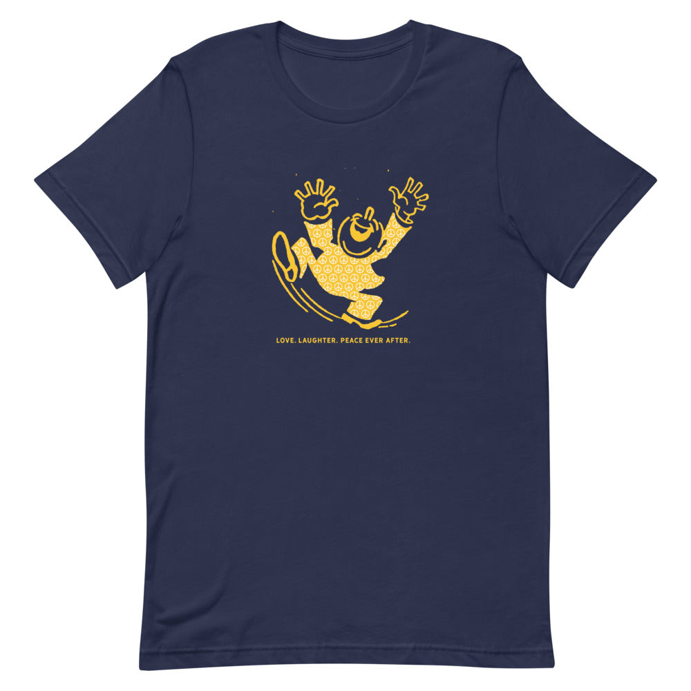 Love Laughter & Peace Short-Sleeve Unisex T-Shirt